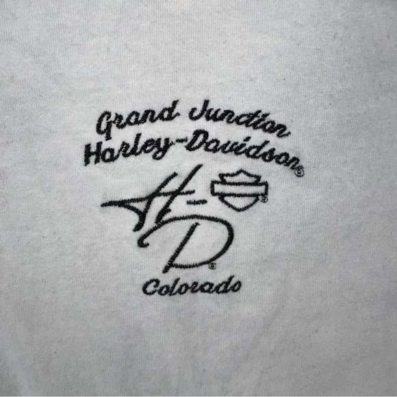 Harley Davidson Women’s Black White Long Sleeve Mesh Arms Size M - Picture 6 of 7